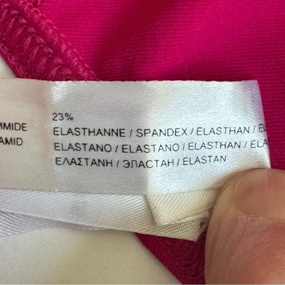 NWT ERES “Lumi” Multi Position Triangle Bikini Top Pink Fizz with Braiding - Picture 16 of 16